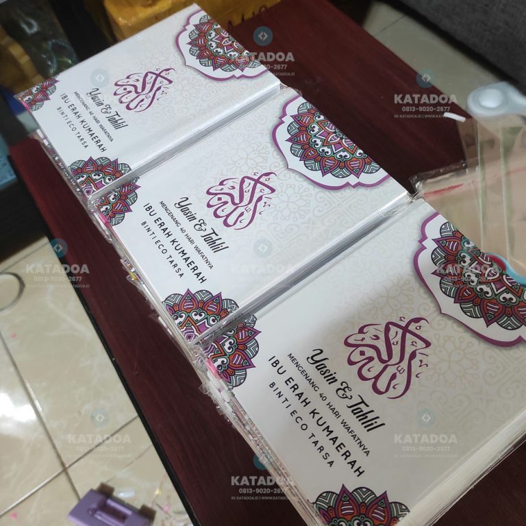 Buku Yasin Dan Tahlil Percetakan Buku Yasin Terdekat