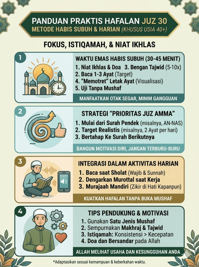 Menghafal Juz 30 Usia 40